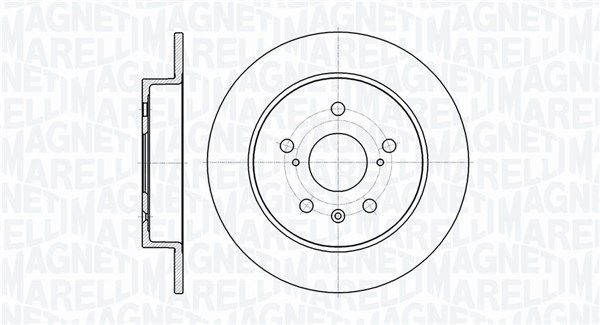 MAGNETI MARELLI Тормозной диск 361302040369